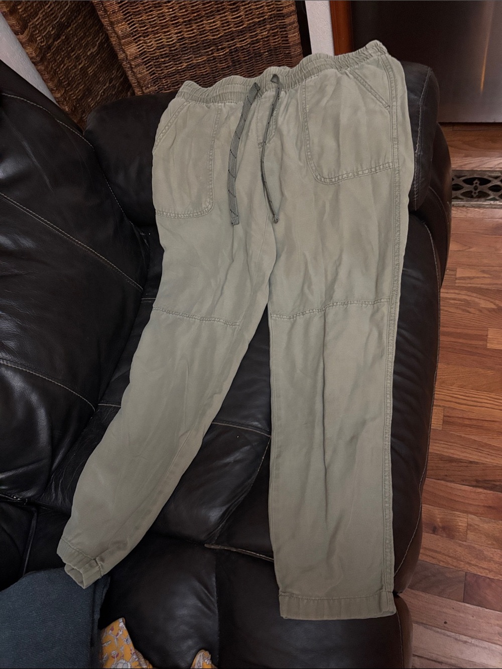 Maurices Olive Relaxed Drawstring Joggers